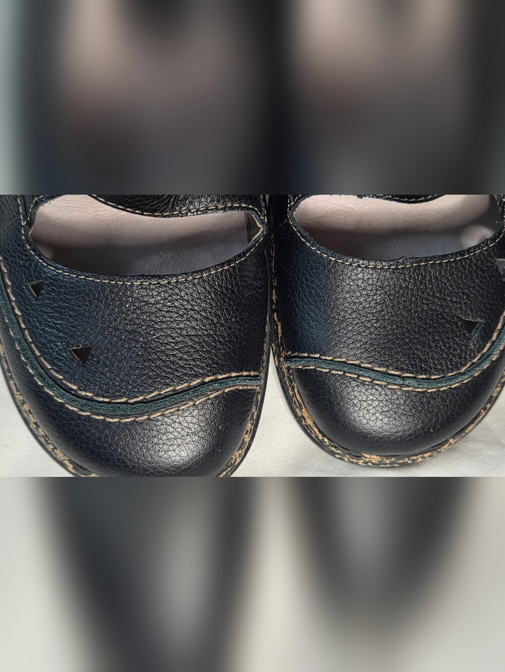 Rieker Antistress Daisy Womens Black Leather Slip On MaryJane Flats Sz 11/EU 42 - Picture 3 of 9